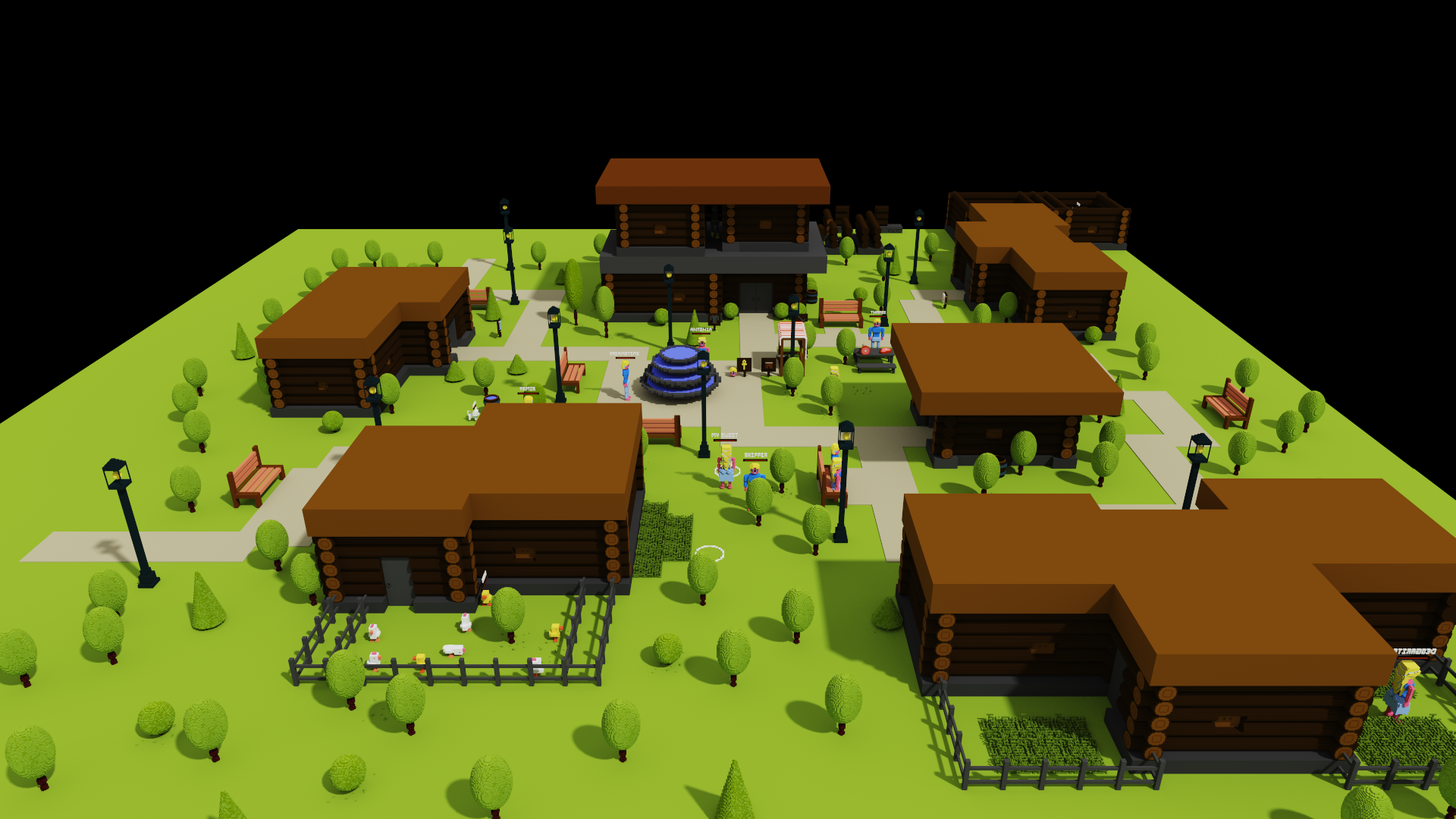 Escenario exterior — aldea