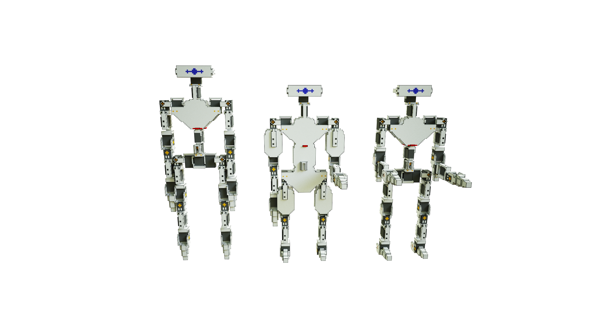 Variantes de robot humanoide