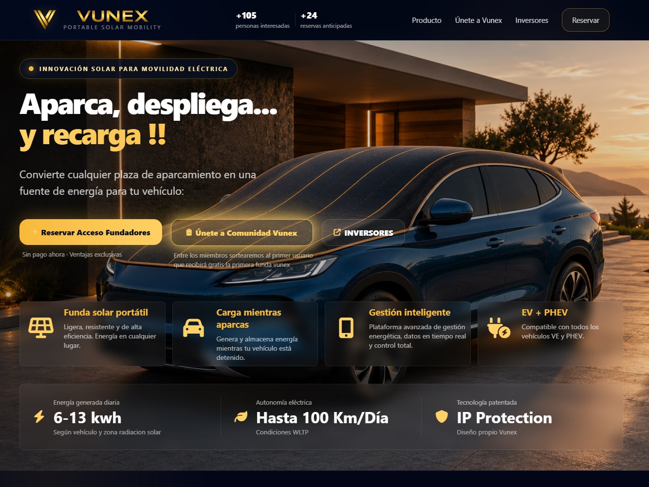 Vunex — movilidad solar